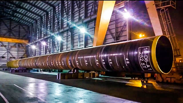 台電一期離岸風電示範風場設施鋼管樁