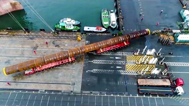 台電一期離岸風電示範風場設施鋼管樁