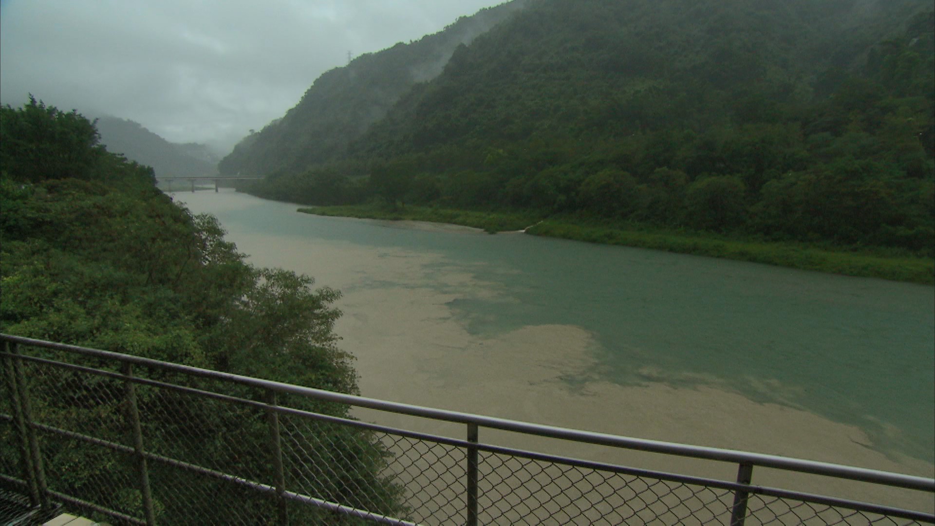 桂山電廠旁的北勢溪