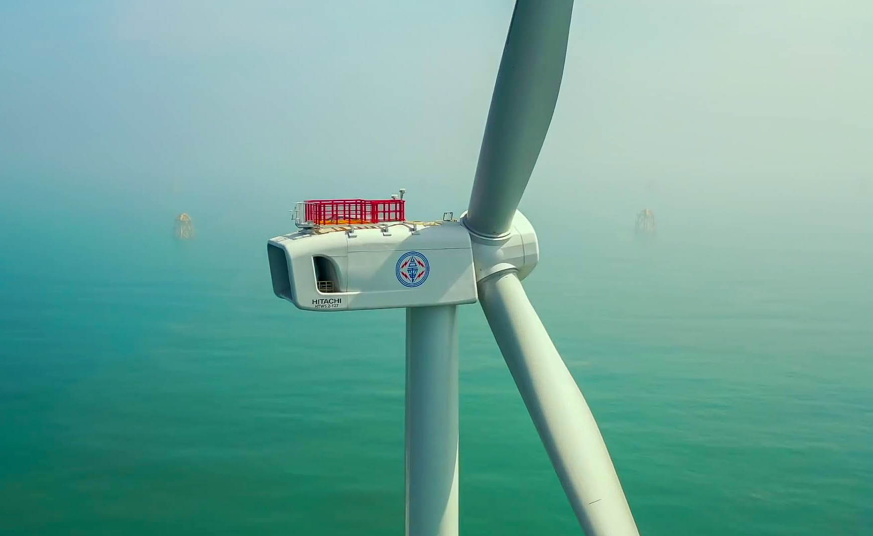 台電一期離岸風電台灣第二座示範風場設施機艙及葉片