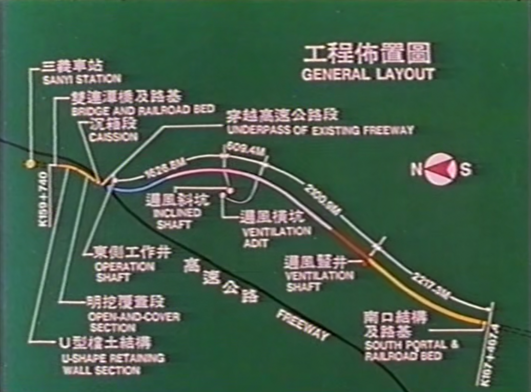 三義壹號隧道工程佈置圖