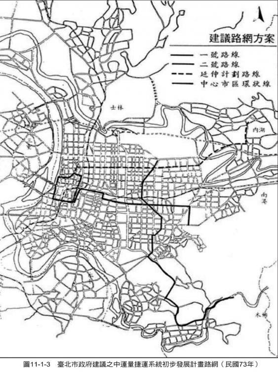台北捷運系統發展史(1984年)