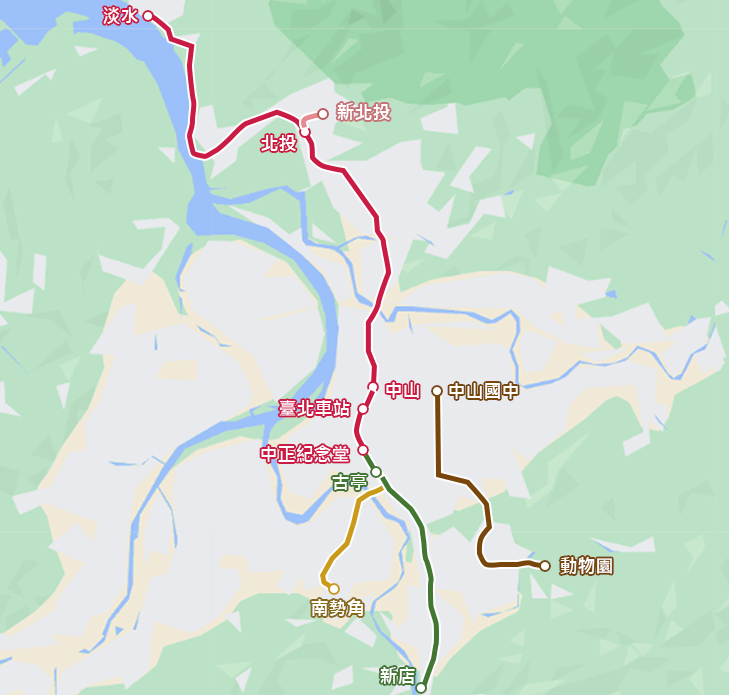 台北捷運系統第一階段工程