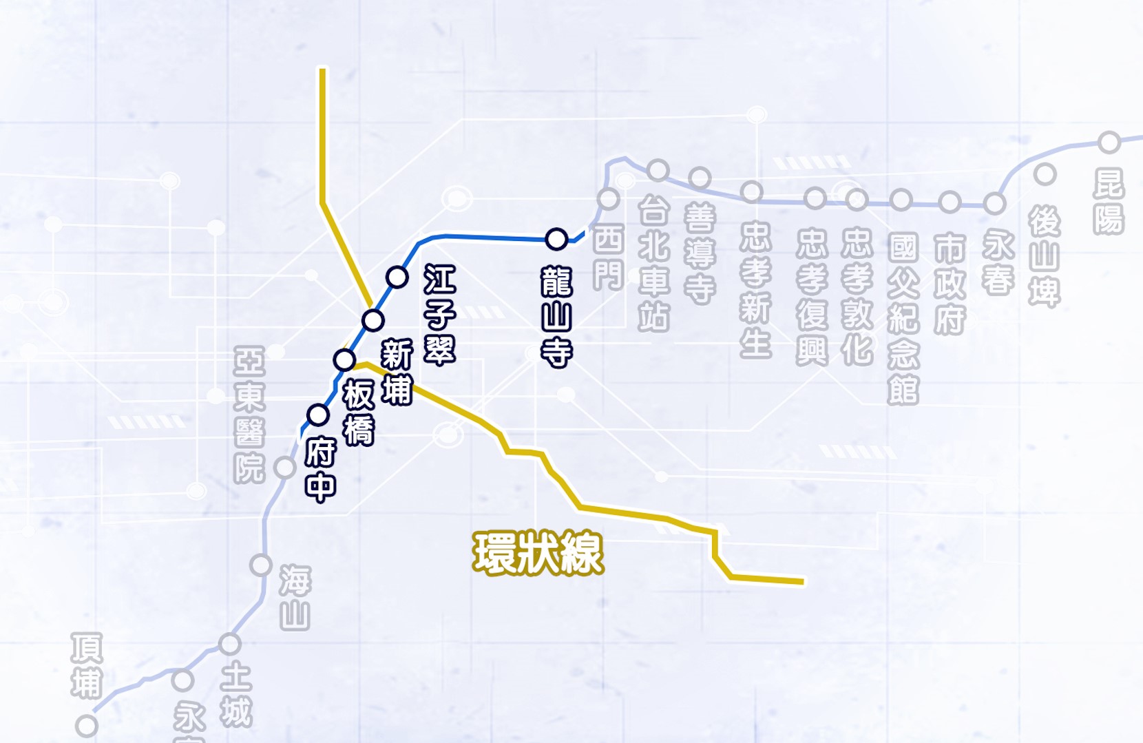 捷運板橋線全貌