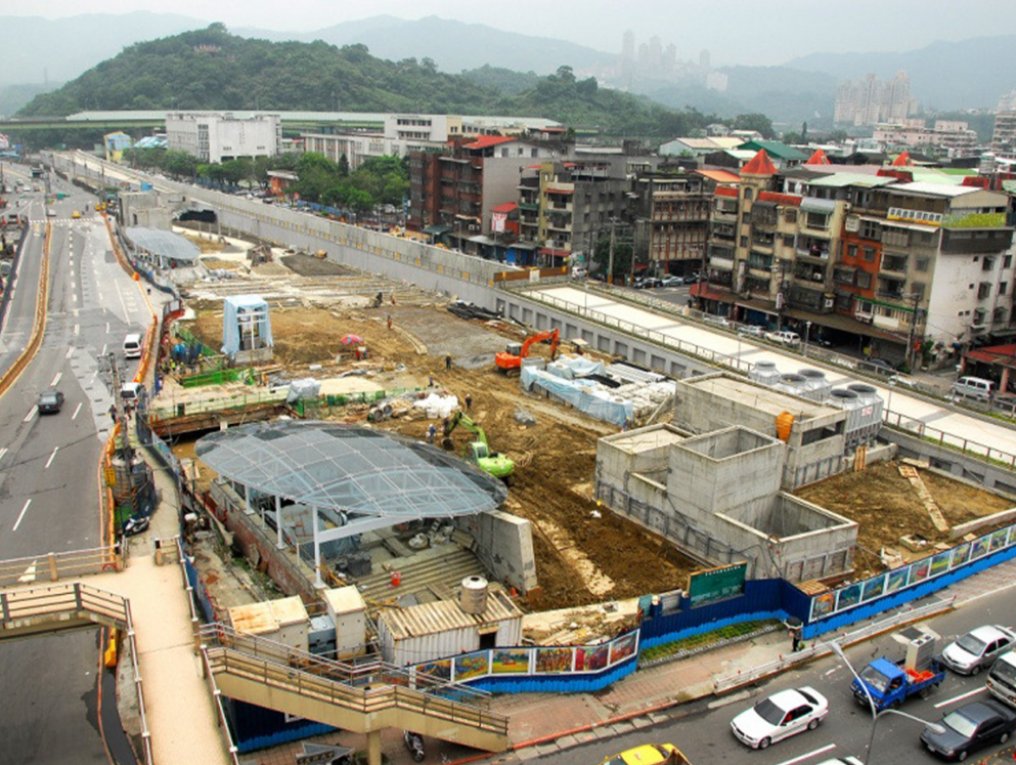 捷運南港線東延段施工作業