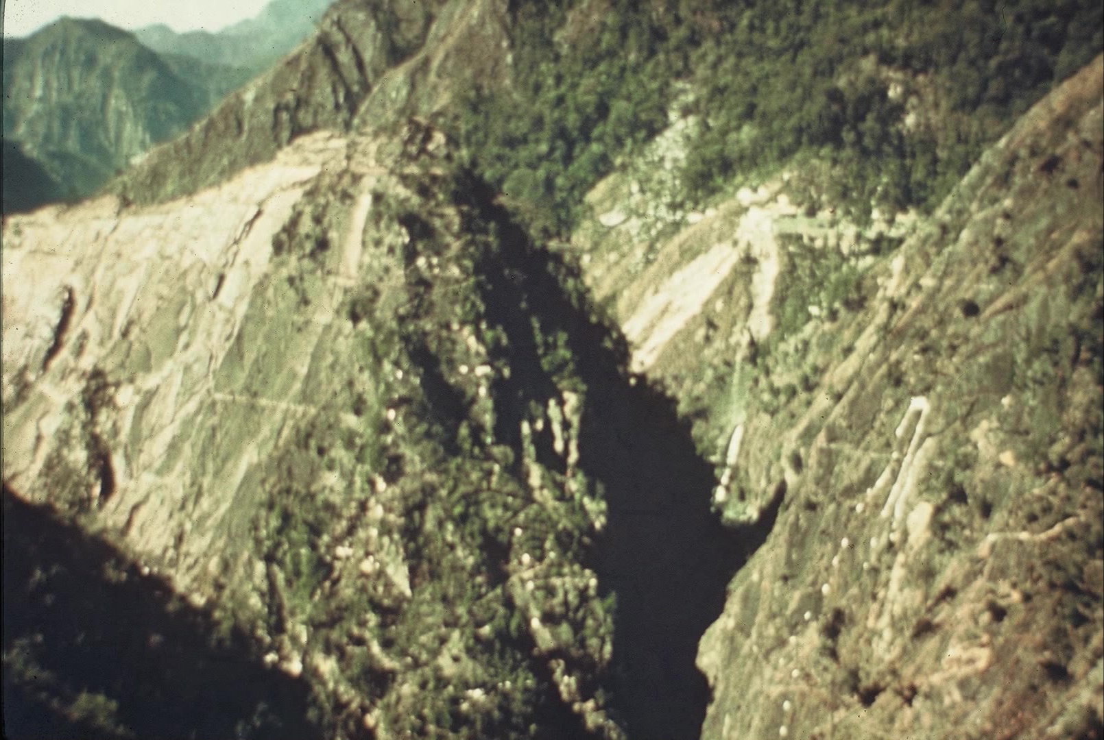 大甲溪流域德基水庫建造舊照