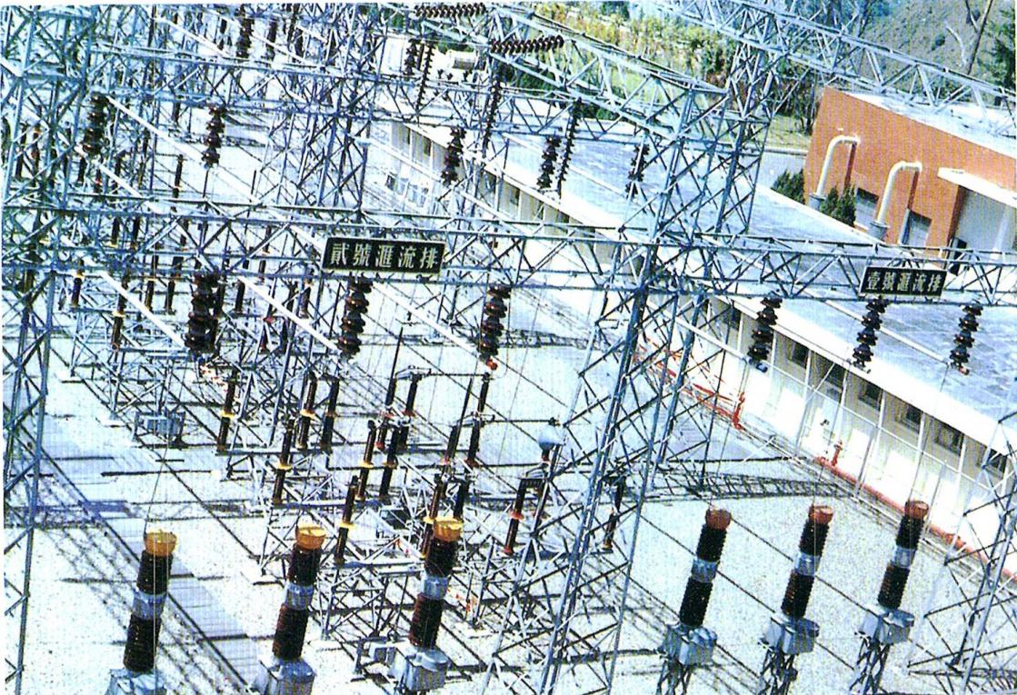 大甲溪流域德基電廠開關場