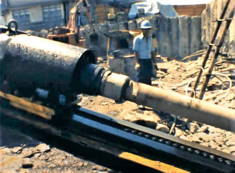 台北榮總醫院中正樓新建工程引進大口徑全套管式旋轉式鑽機