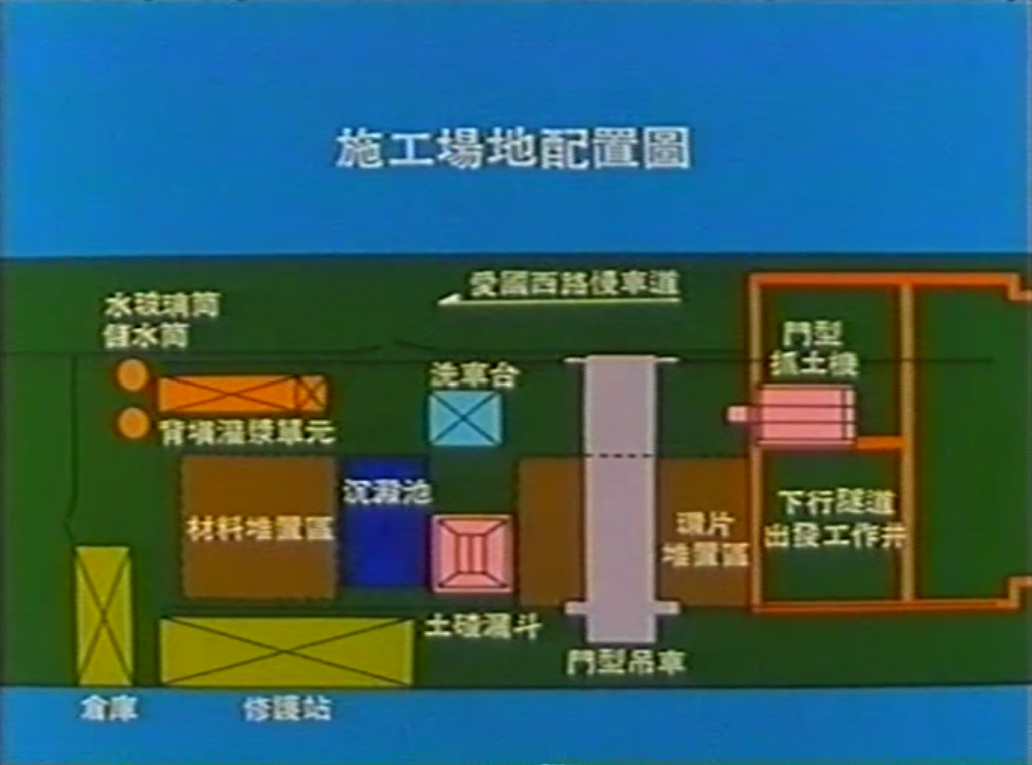 捷運系統維修線CN251標工程施工場地配置圖