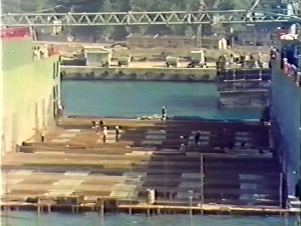 十大建設蘇澳港巨型沉箱施築工程