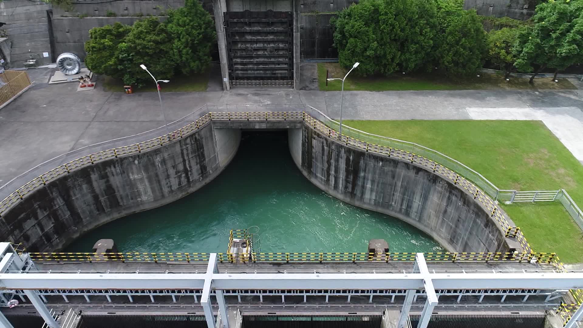 大甲溪流域馬鞍電廠進水口