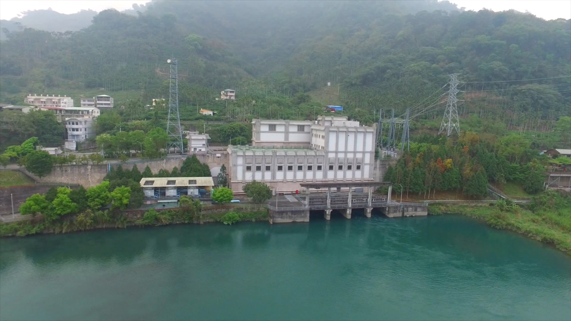 大甲溪流域馬鞍電廠俯瞰