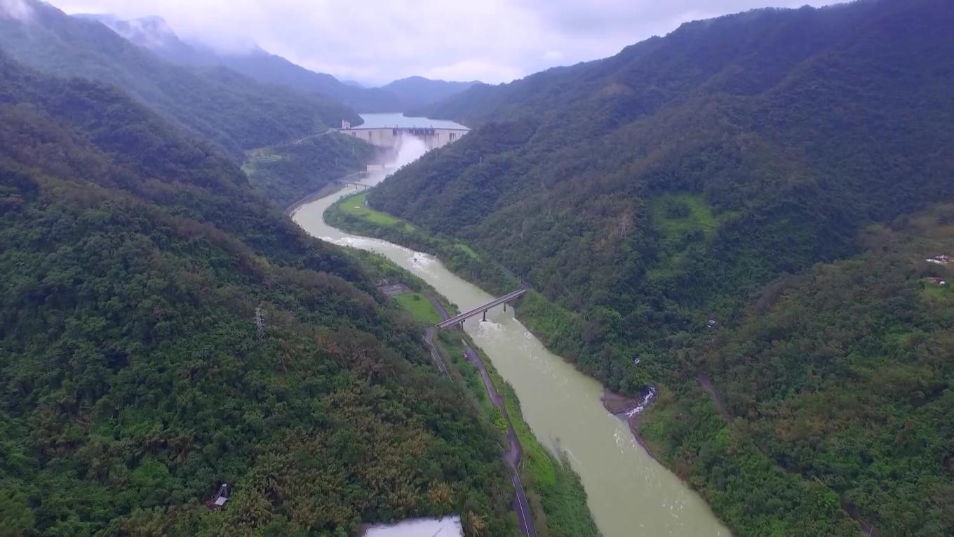 十二項建設翡翠水庫空拍圖