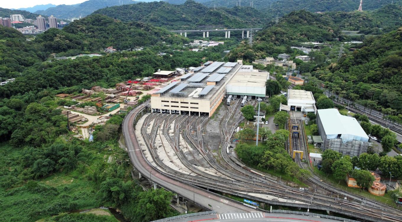 捷運文湖線三級機廠木柵機廠全貌