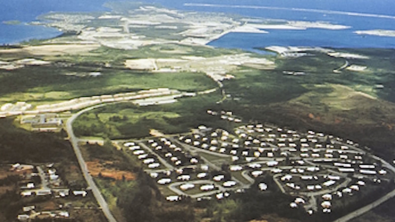 榮工處海外業務大洋洲關島美軍眷舍鳥瞰圖
