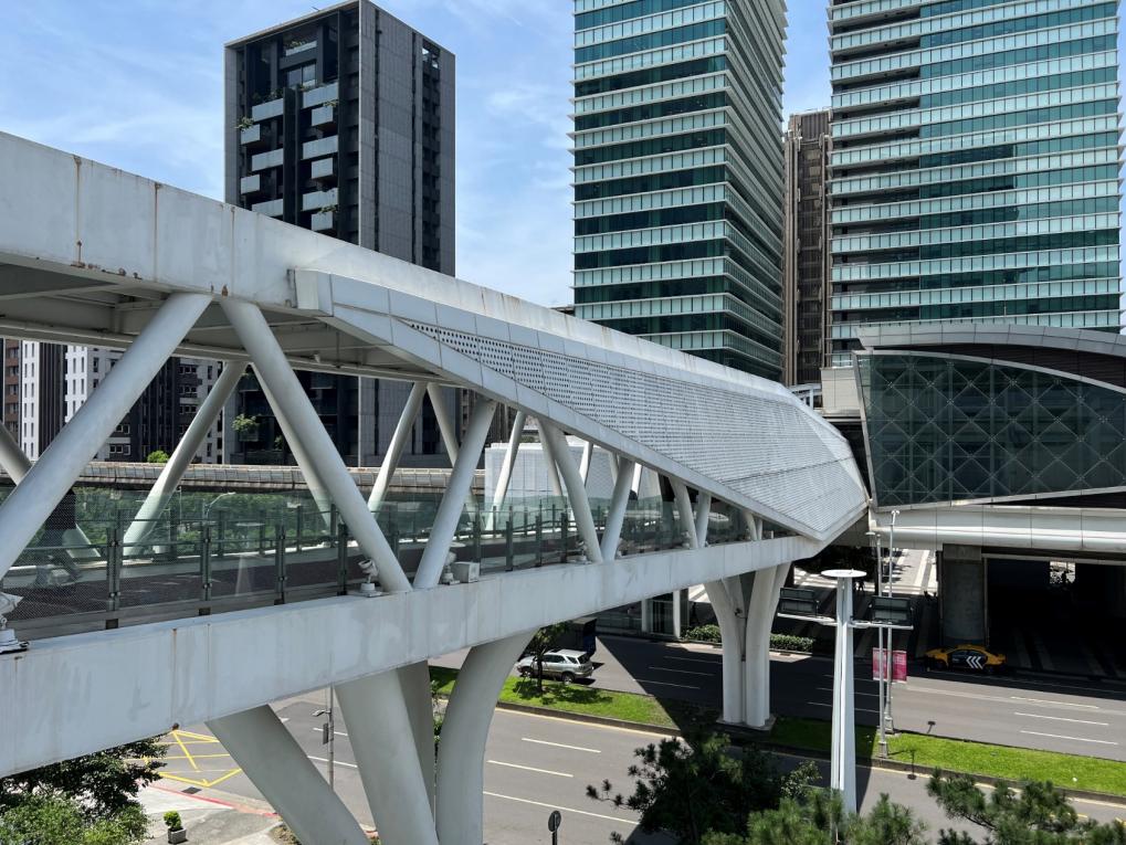 捷運內湖線沿線車站南港軟體園區站(BR23)站體