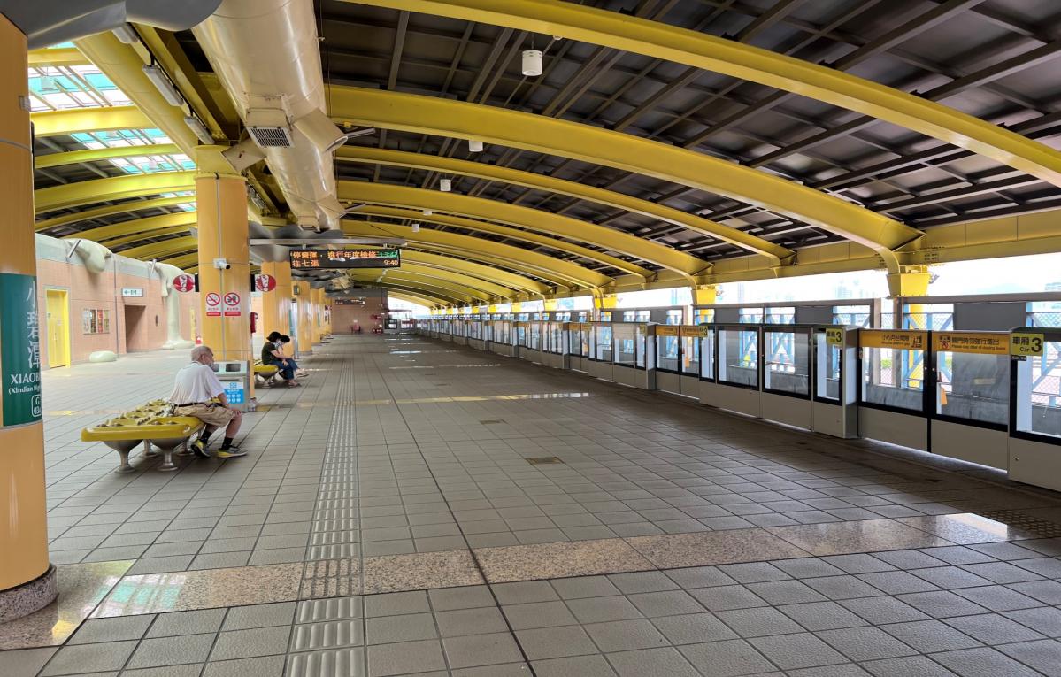捷運松山新店線之小碧潭支線小碧潭站(G03A)地上四樓大廳層、月台層