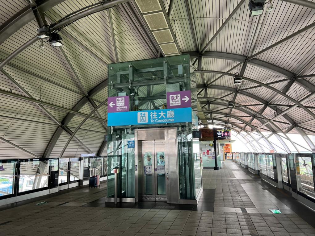 捷運中和新蘆線新莊線新北市段沿線車站-機場捷運三重站(Ａ２)月台層
