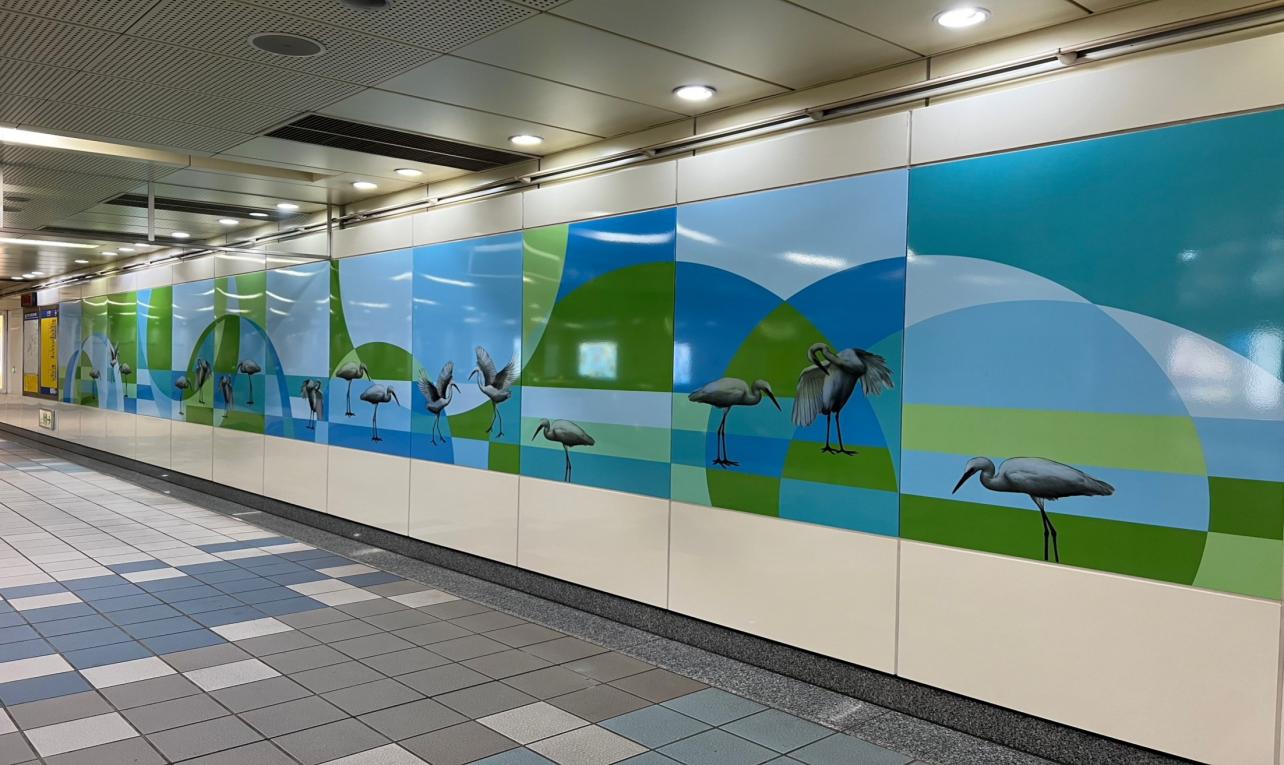捷運中和新蘆線蘆洲線沿線車站-三民高中站(O53)公共藝術