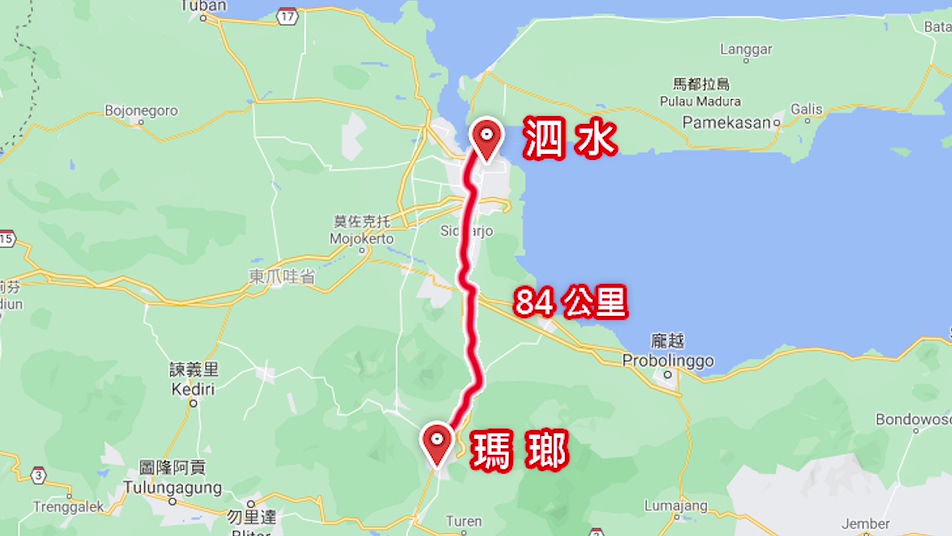 榮工處海外業務東南亞印尼泗水高速公路地理位置