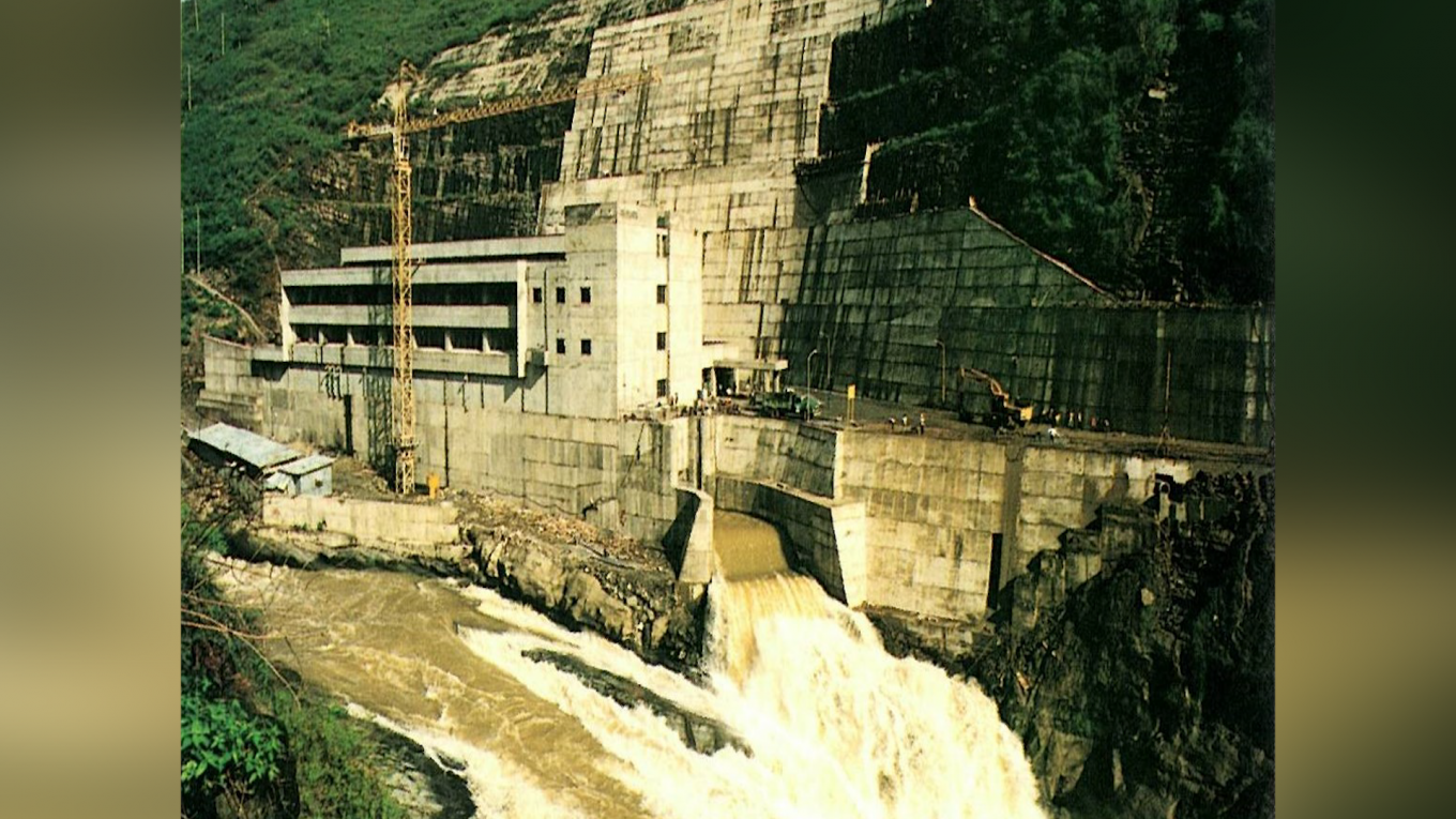 榮工處海外業務東南亞印尼巴卡絡水力發電廠工程施工