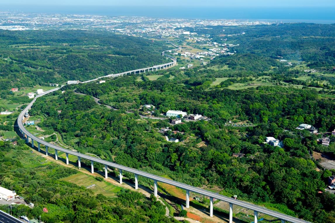 桃園機場捷運線主要結構施工-高架橋