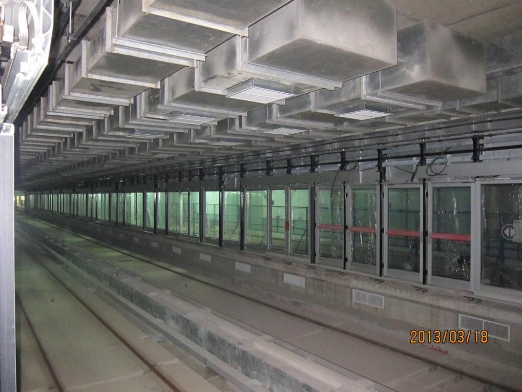 桃園機場捷運線機電工程-月台門