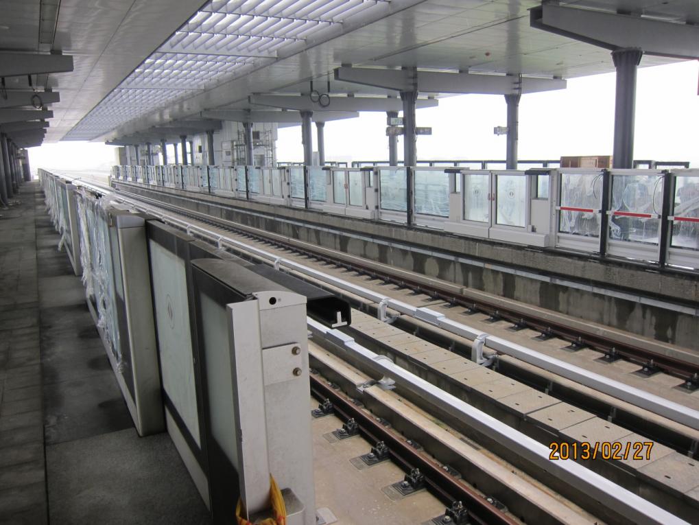 桃園機場捷運線機電工程-月台門