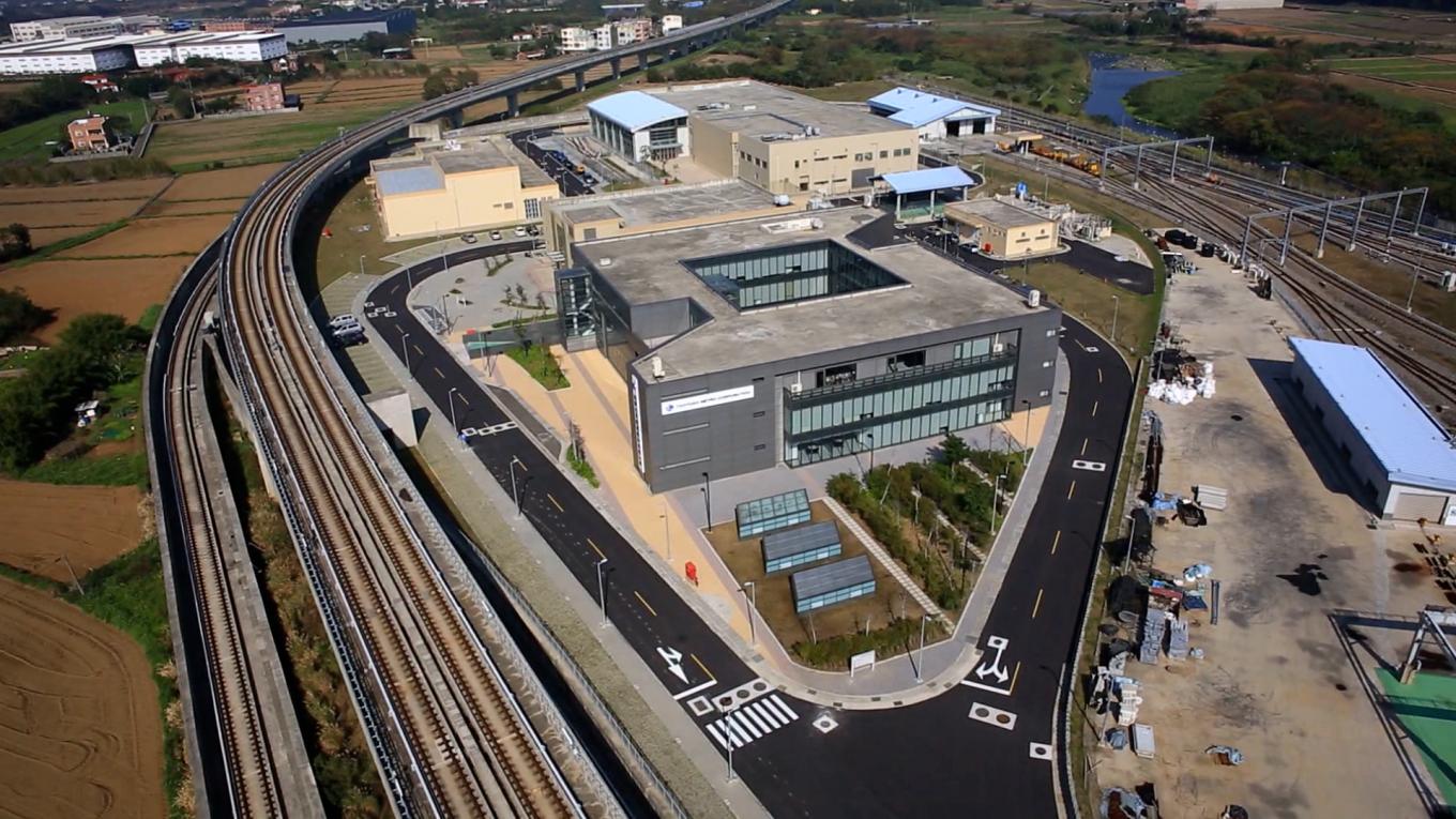 桃園機場捷運線維修機廠設施-青埔機廠