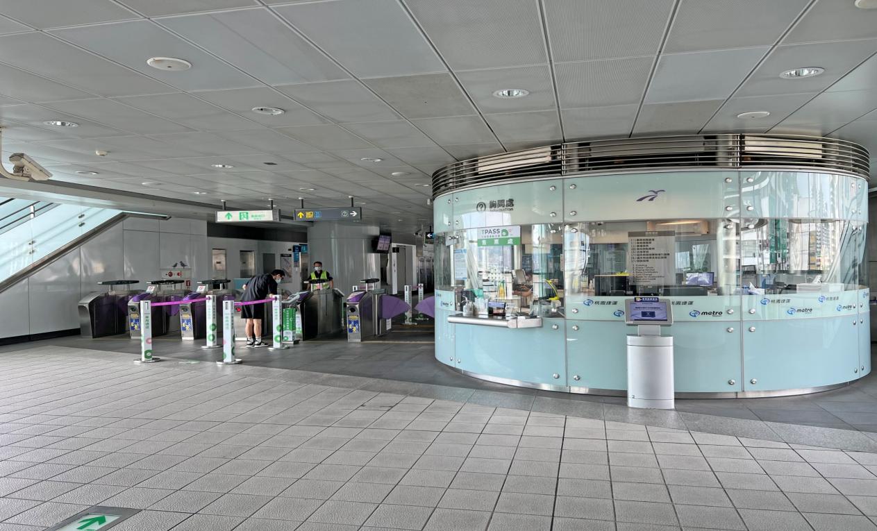 桃園機場捷運沿線車站-新莊副都心站(A4)站體設施-大廳層