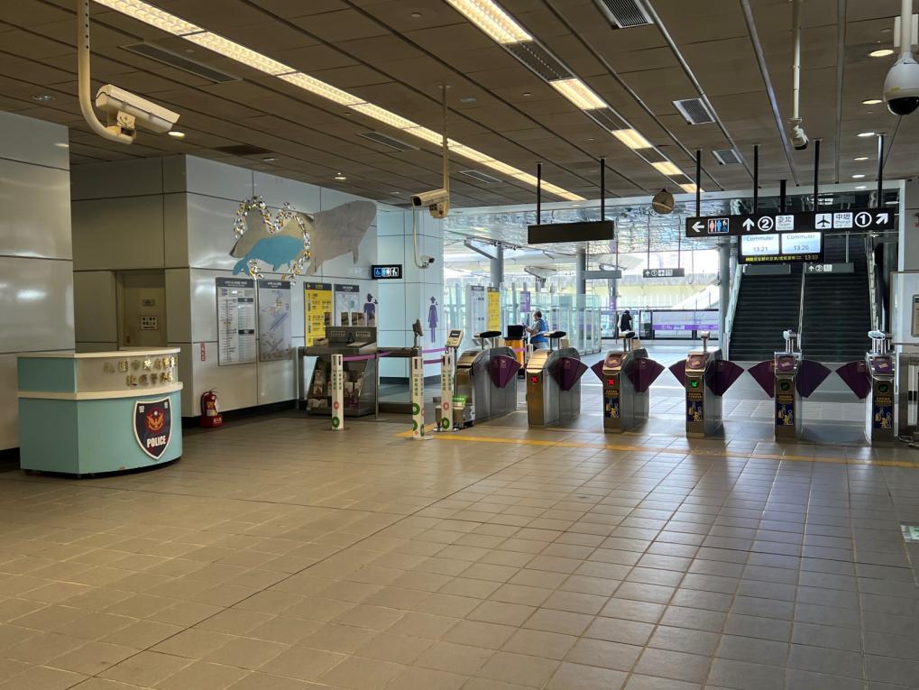 桃園機場捷運沿線車站-林口站(A9)大廳層