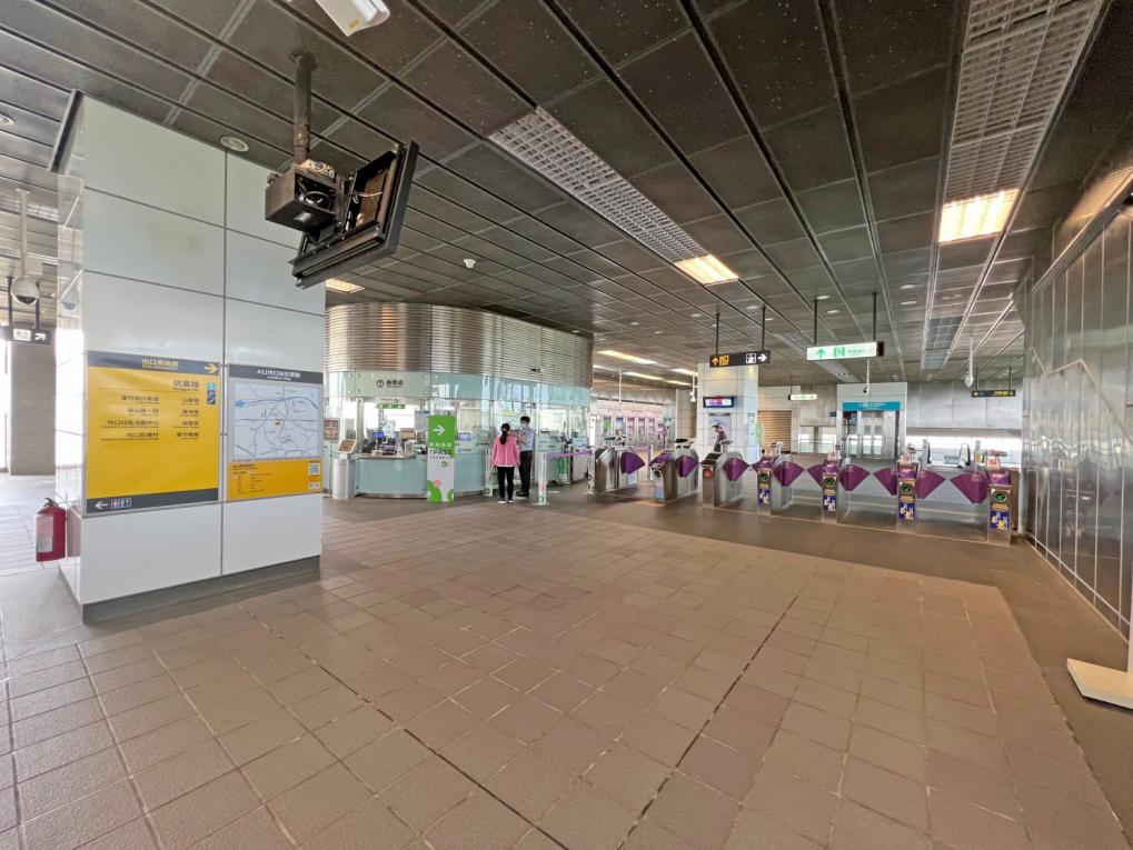 桃園機場捷運沿線車站-坑口站(A11)站體設施-大廳層