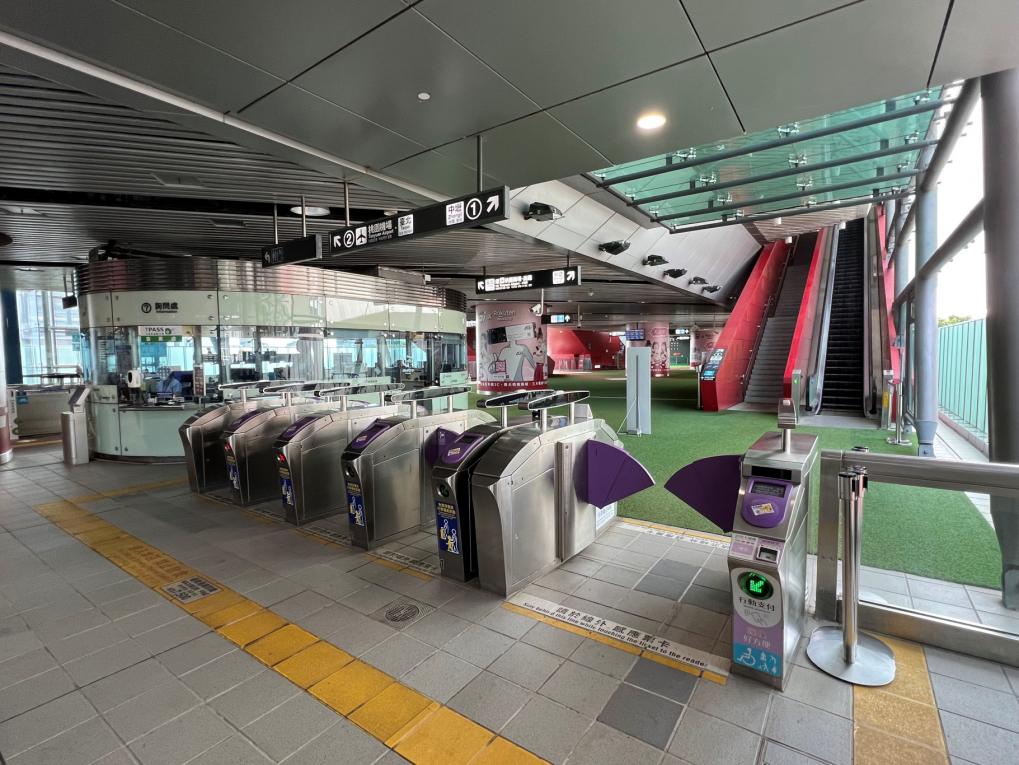 桃園機場捷運沿線車站-桃園體育園區站(A19)大廳層