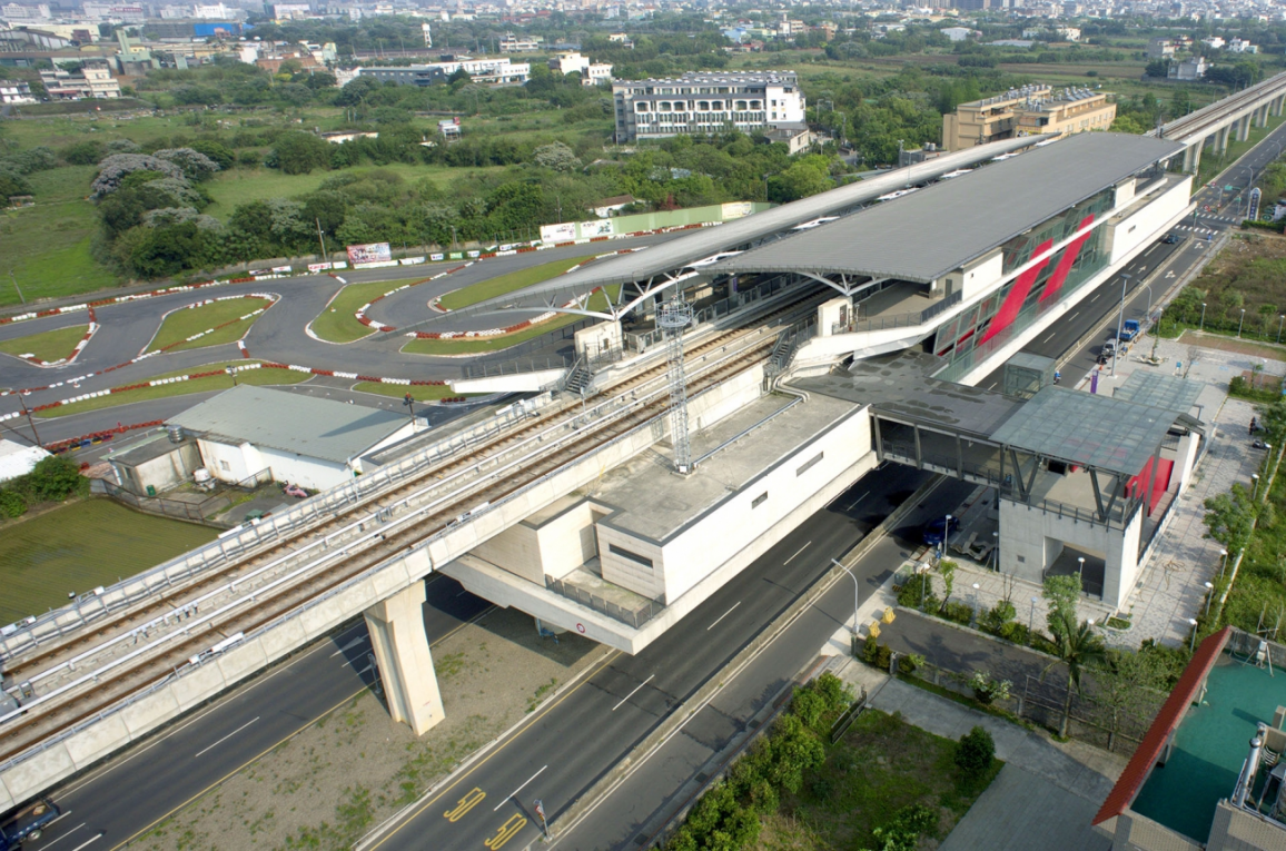 桃園機場捷運沿線車站-興南站(A20)俯瞰圖