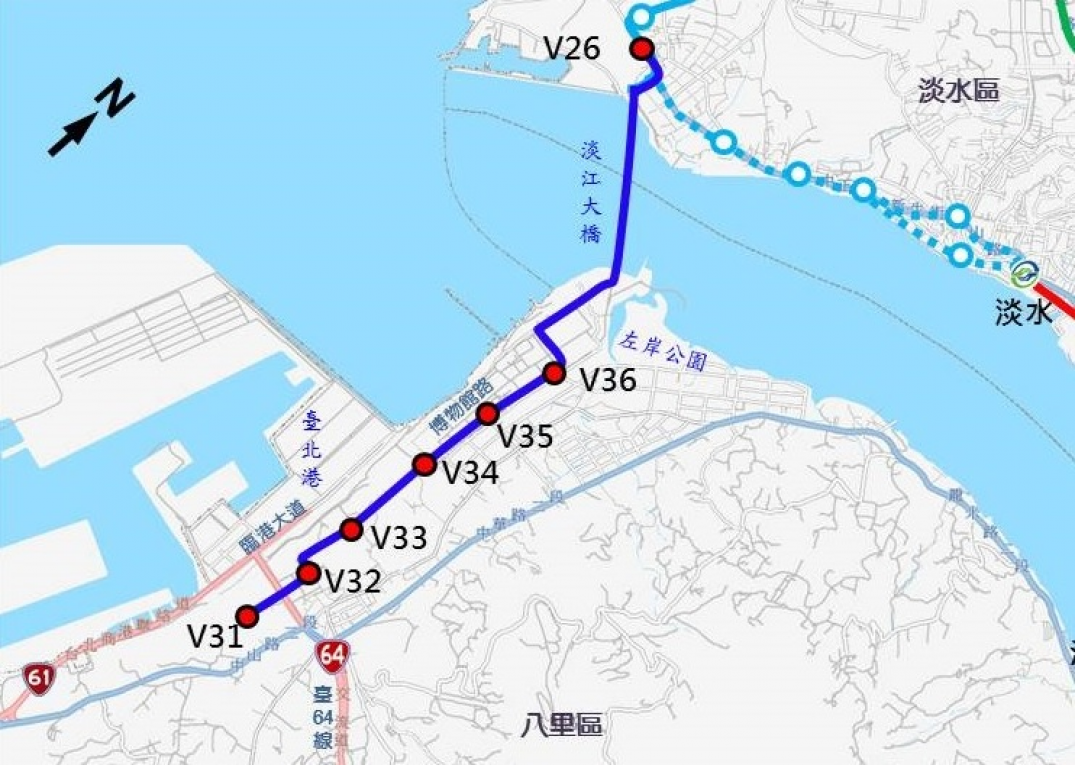 八里輕軌計畫全貌