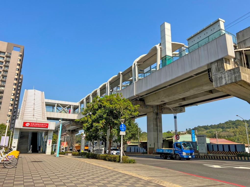 淡海輕軌綠山線沿線車站-淡金北新站