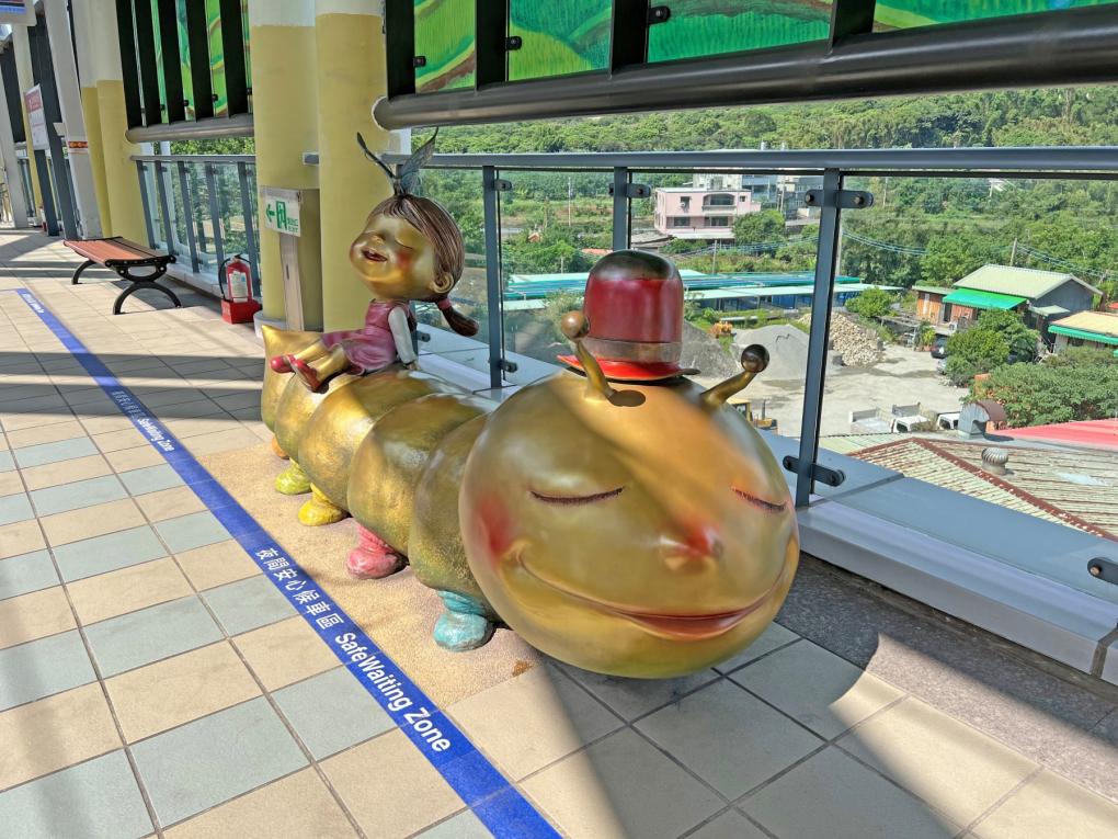 淡海輕軌綠山線沿線車站-淡金北新站-公共藝術