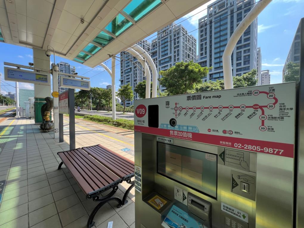 淡海輕軌綠山線沿線車站-濱海沙崙站-樓層構造