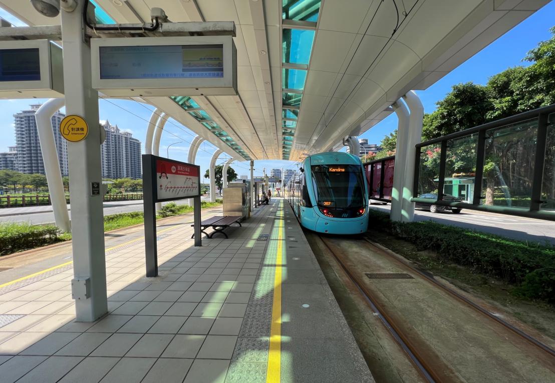 淡海輕軌綠山線沿線車站-濱海沙崙站-站體設施