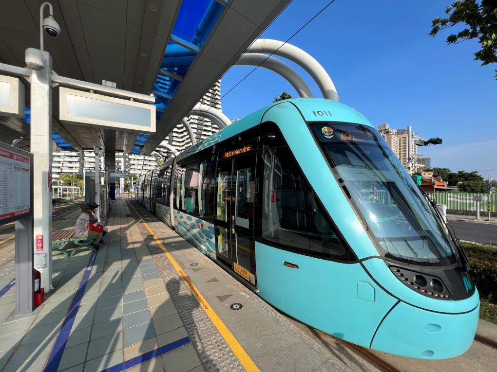 淡海輕軌藍海線沿線車站-淡水漁人碼站-設施