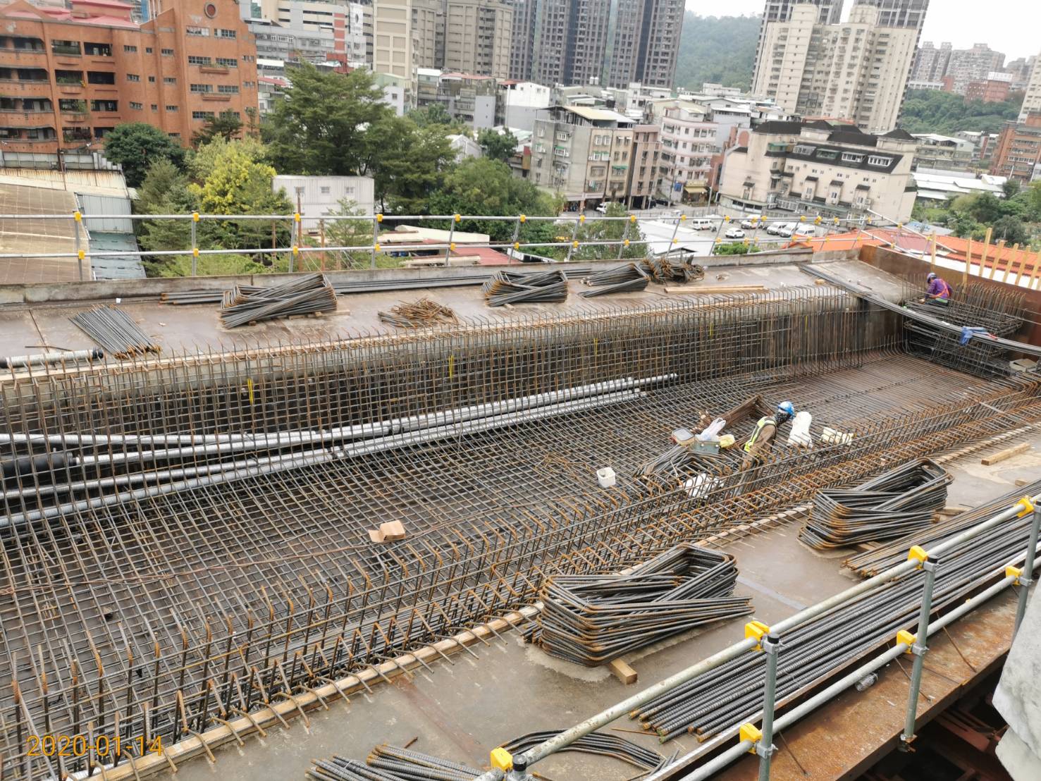 安坑輕軌施工照片