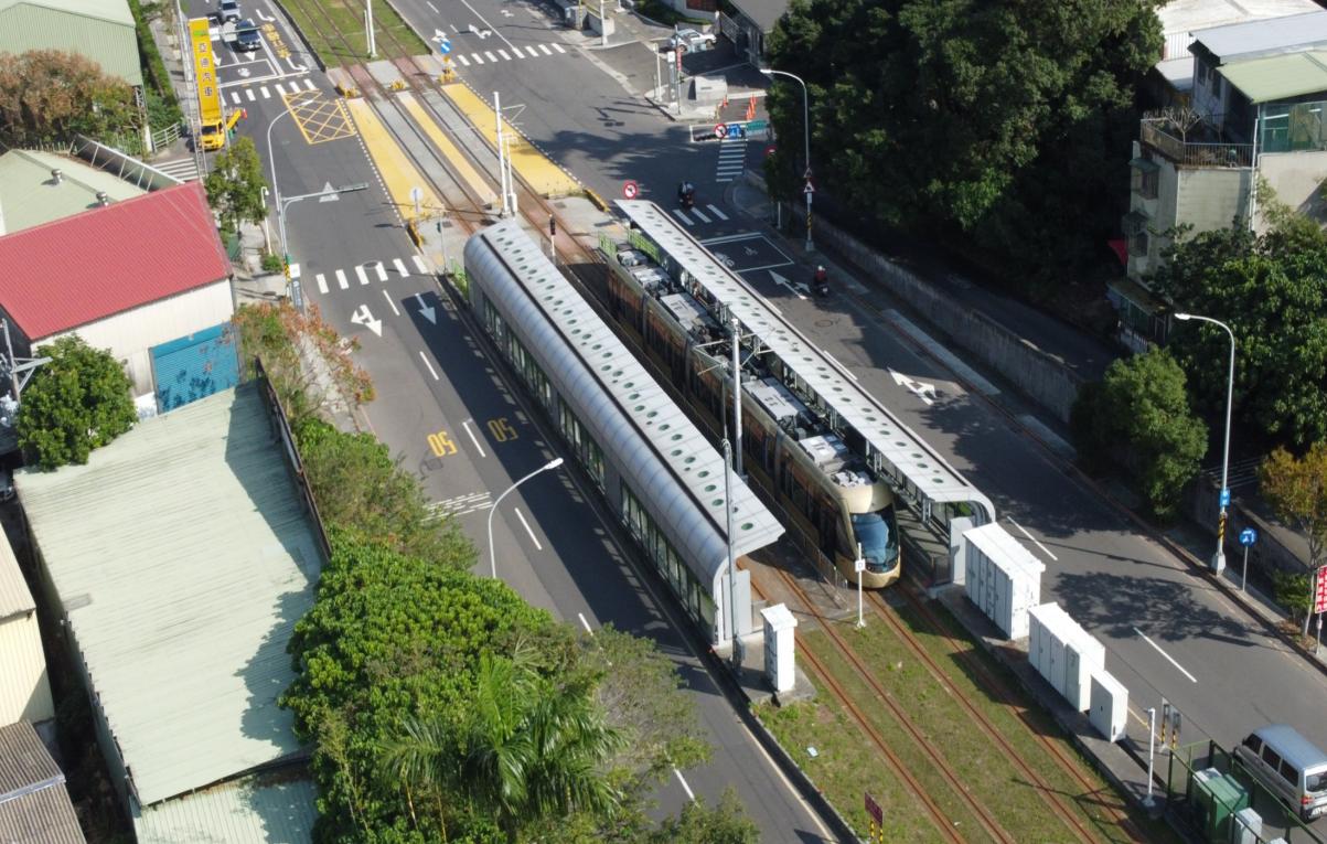 安坑輕軌沿線車站-台北小城站-俯瞰