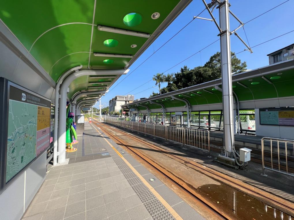 安坑輕軌沿線車站-台北小城站-站體設施