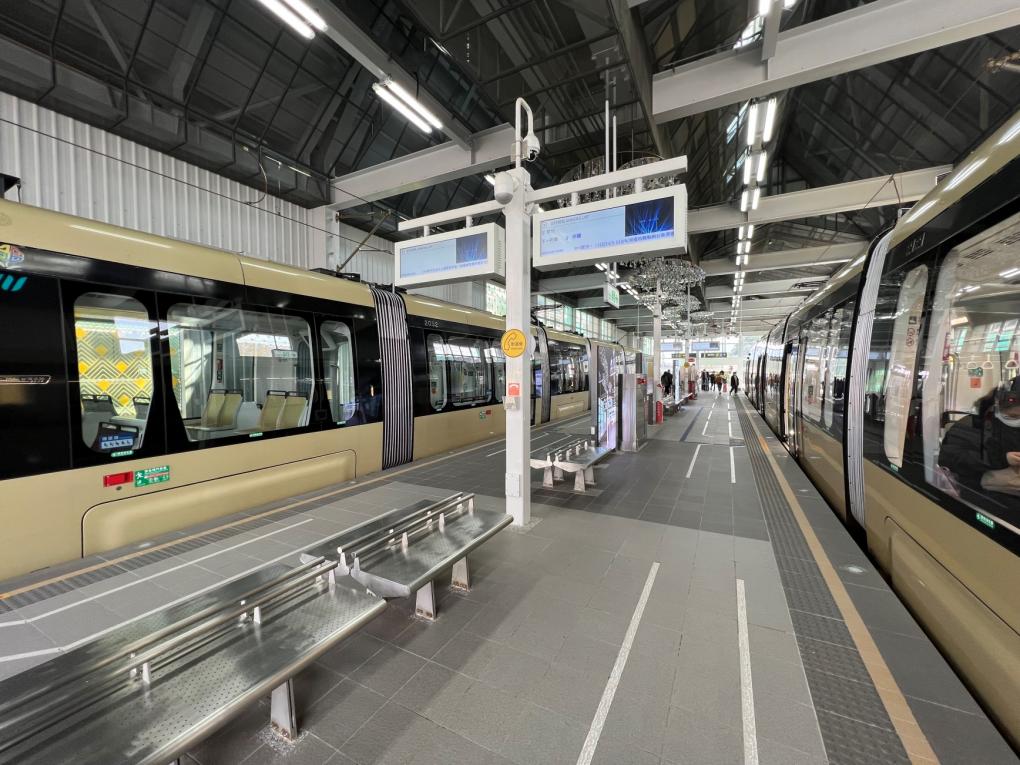 安坑輕軌沿線車站-十四張站-站體設施
