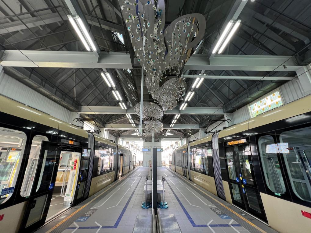 安坑輕軌沿線車站-十四張站-公共藝術