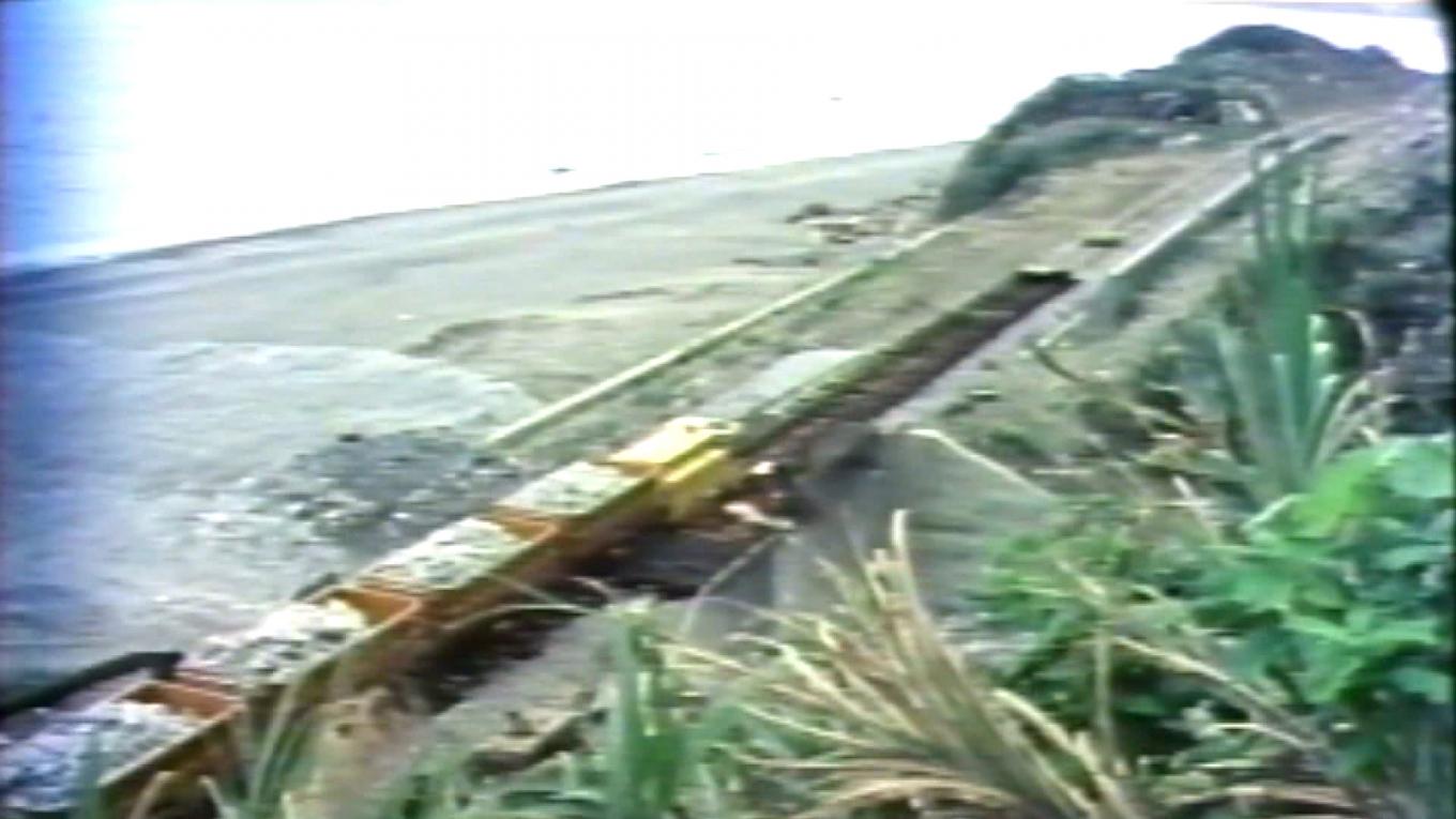 十大建設-北廻鐵路工程-爆破後出渣