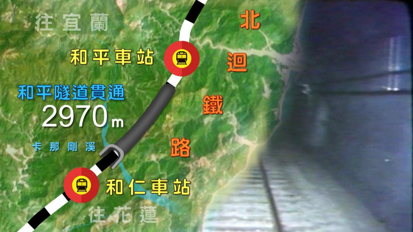 十大建設-北廻鐵路工程-和平隧道貫通