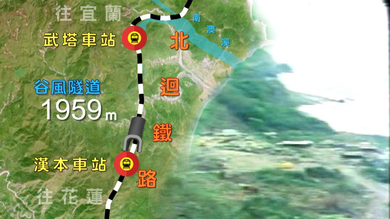 十大建設-北廻鐵路工程-谷風隧道