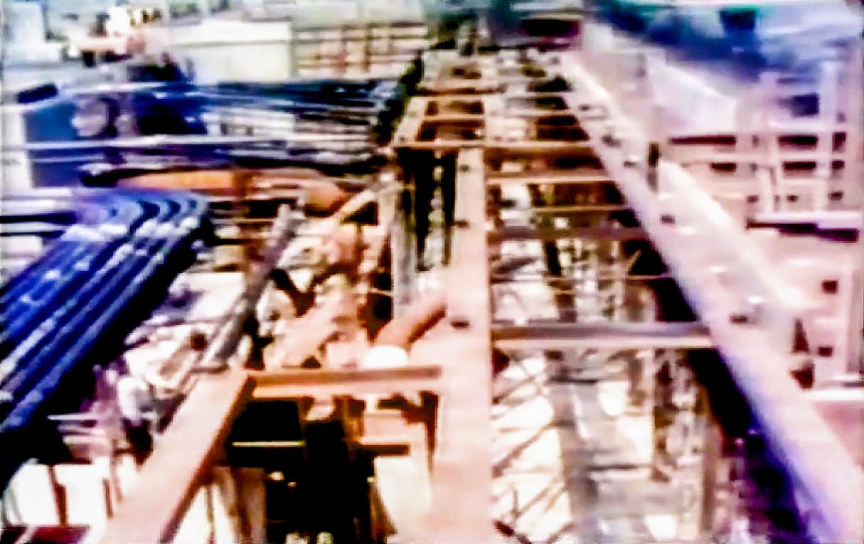 十大建設-中國大煉鋼廠-高差大的廠房施作