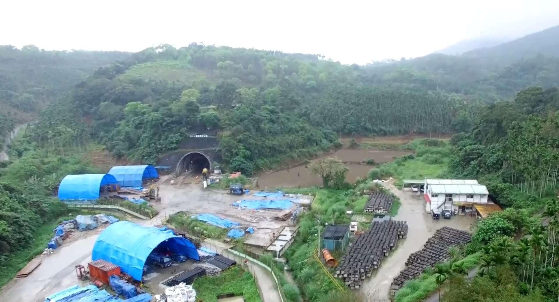 東線鐵路自強隧道拓寛工程-三民段改線施工-北口